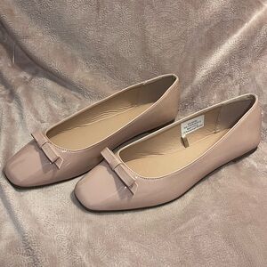 LTS Nude Square Toe Women's Flats